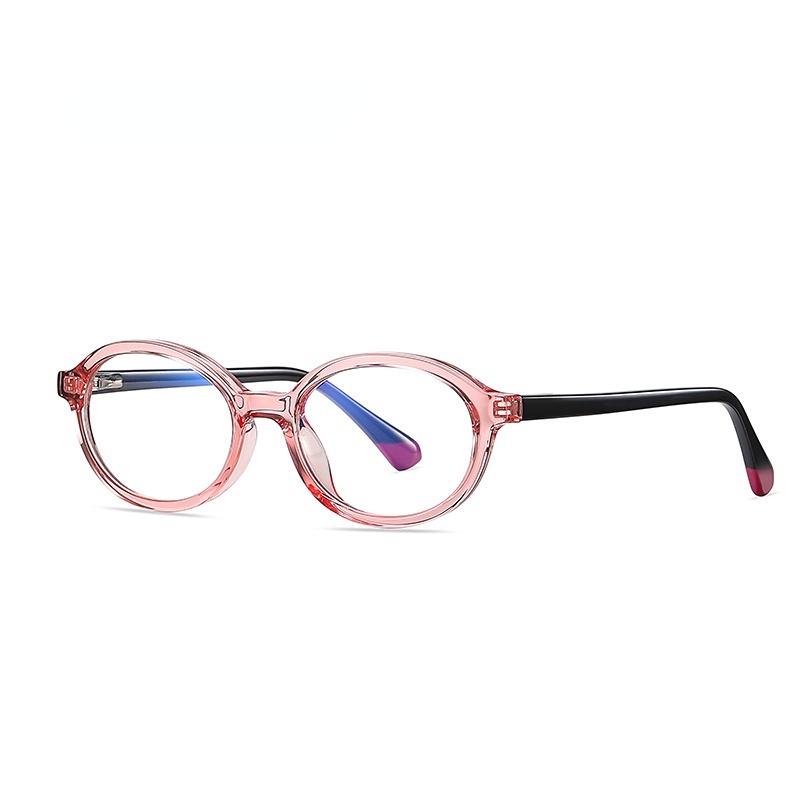 Mắt Kính Gọng Oval Màu Sắc Kẹo Ngọt Chống Bức Xạ Chất Lượng Cao Dành Cho Bé