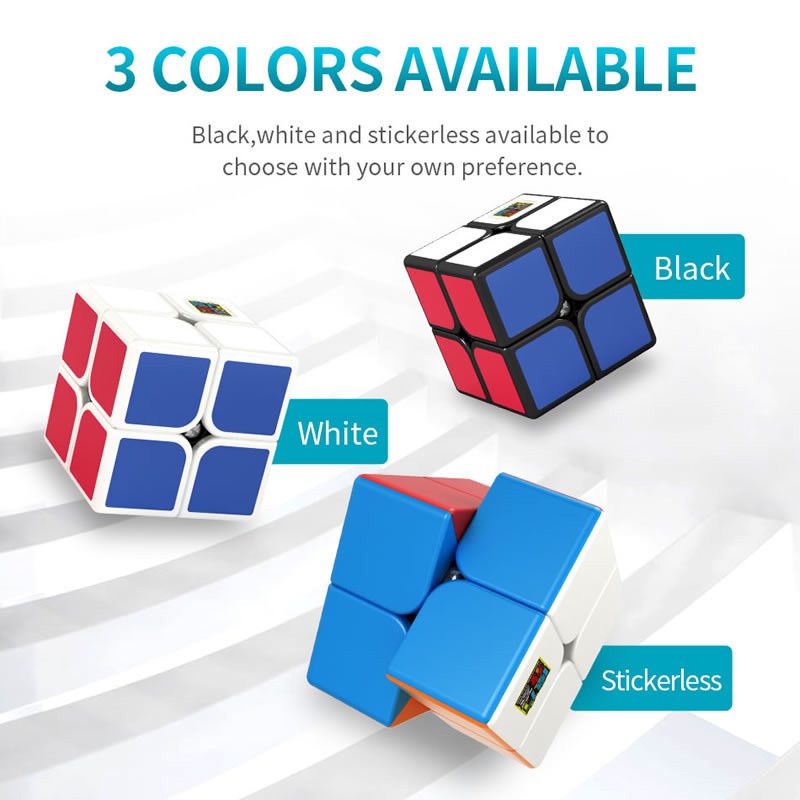 MOYU MeiLong 2x2 Speed Cube 2x2x2 Magic Cube rubik Puzzle toys Đồ chơi khối rubik 2x2x2 mini thử thách tốc độ 2x2