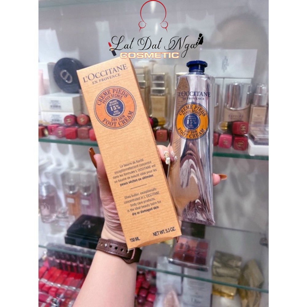 Kem Dưỡng Da Chân LOccitane Shea Butter Foot Cream 150ml .
