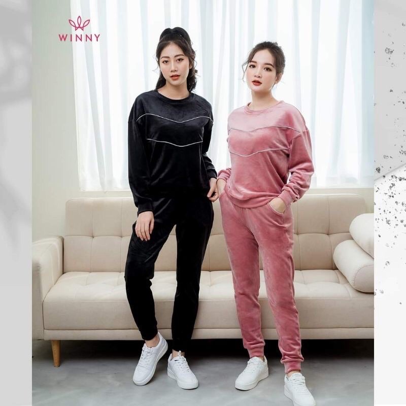 bộ nhung winny mùa đông 21512 giá 585k