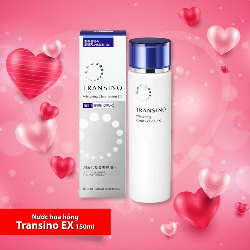 Bộ dưỡng trắng da giúp làm mờ và sạch nám transino