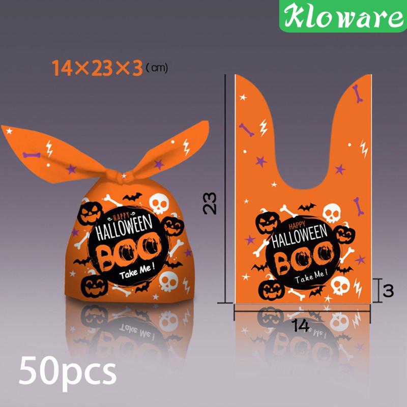 Bộ 50 Túi Rỗng Đựng Kẹo Dùng Cho Tiệc Halloween