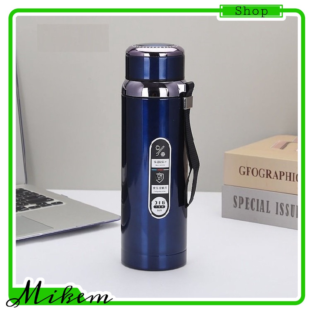 Bình Giữ Nhiệt Inox XB Cao Cấp  800ml/1000ml - Giữ Nhiệt Tối Đa Lên Đến 12 Tiếng - Vỏ Bọc 2 Lớp Cách Nhiệt - Mikem Shop
