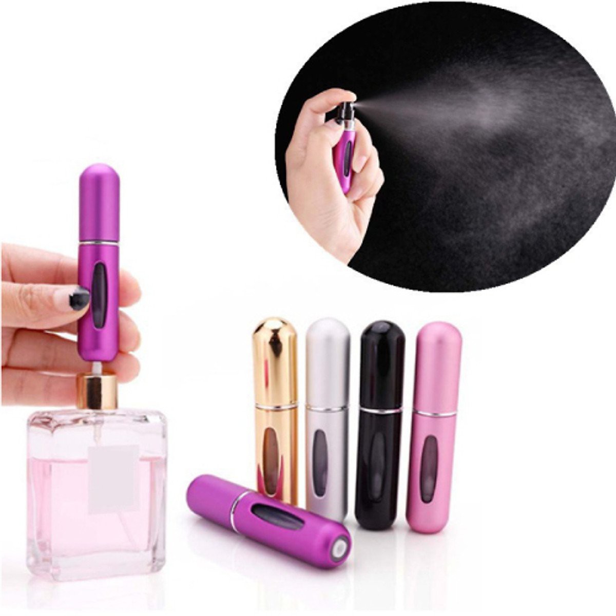 Lọ Chiết Nước Hoa Chai Chiết Nước Hoa Tự Động Dạng Xịt Thông Minh