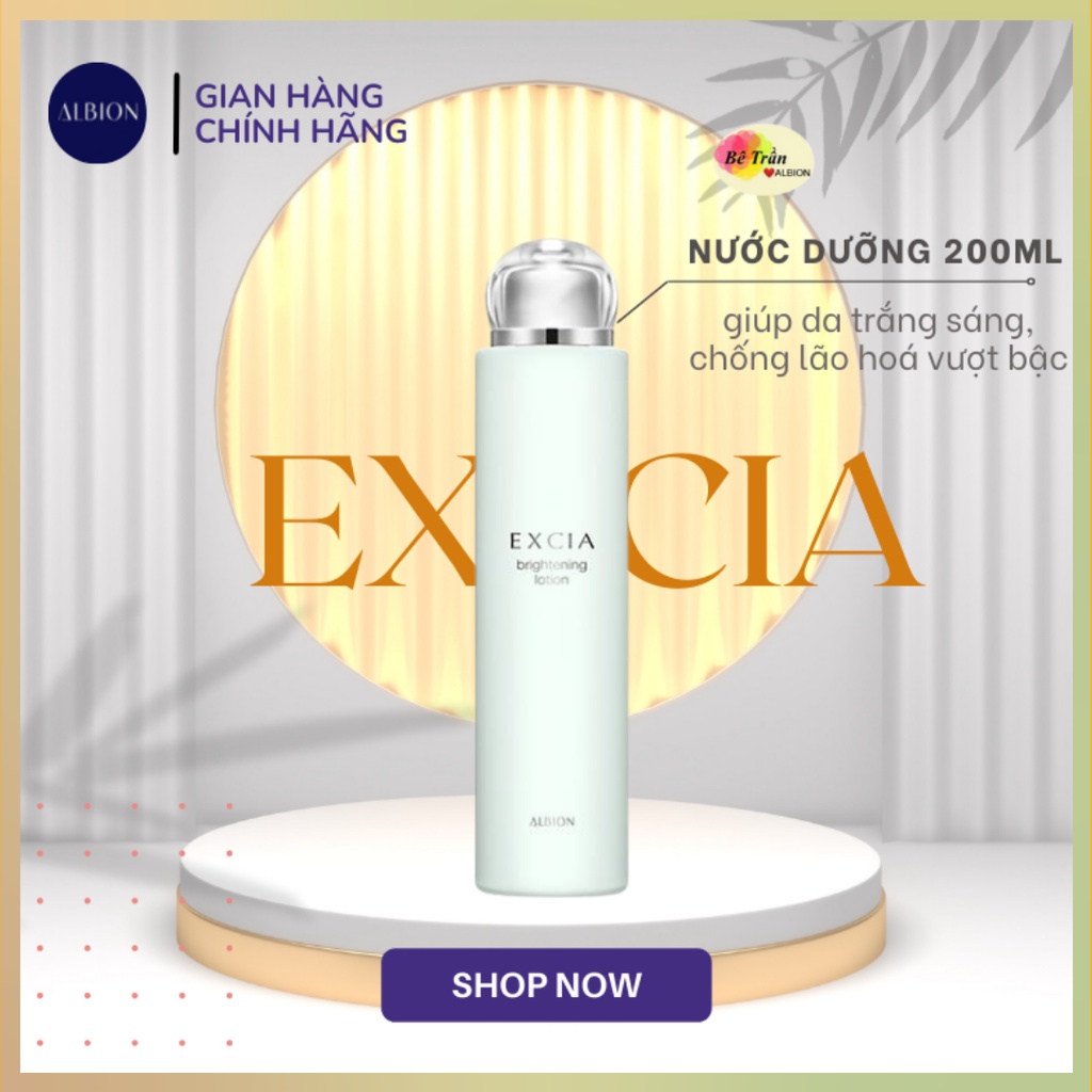 Sữa dưỡng, nước dưỡng làm sáng, chống lão hoá vượt bậc dòng Excia cao cấp Brightening/Renew