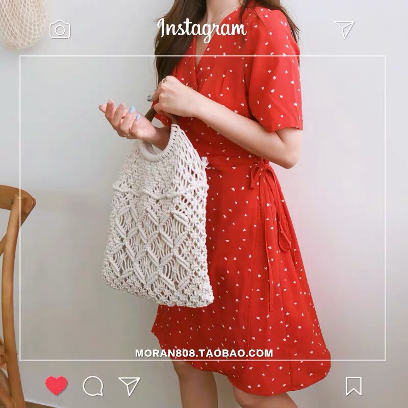 Đầm xòe ulzzang họa tiết chấm bi tay ngắn Hàn Quốc V09 - Peyy Clothing | BigBuy360 - bigbuy360.vn