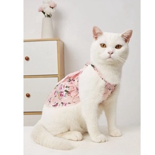 Trang phục cho chó và mèo  - Váy đầm cho chó mèo áo dài tết