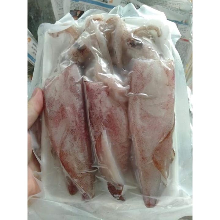 Mực ống nhỡ 500gr