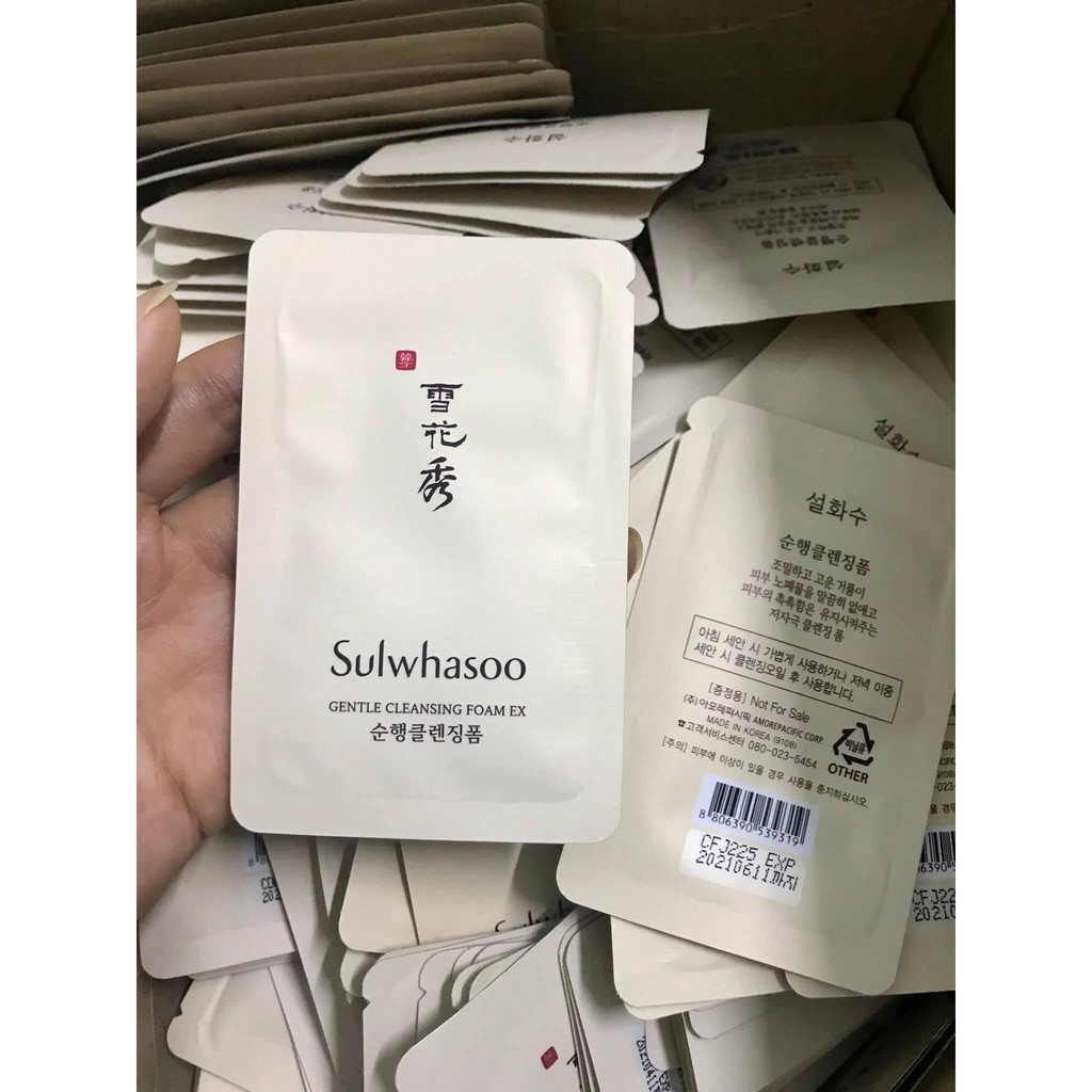 [SP YÊU THÍCH] SỮA RỬA MẶT SULWHASOO DẠNG SAMPLE(GÓI)