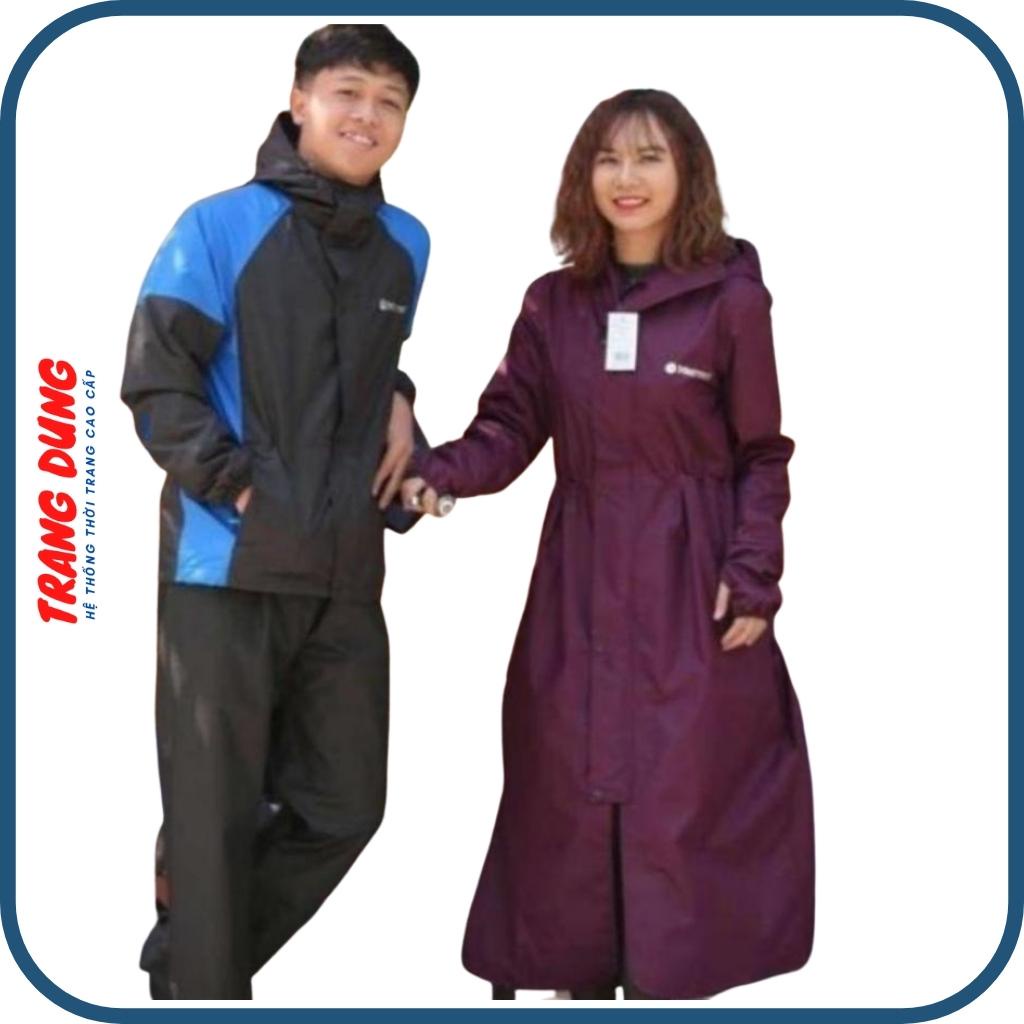 Áo mưa măng tô nữ thời trang chống thấm, chống gió siêu đẹp - Áo mưa mangto cao cấp chất vải UP Hàn Quốc