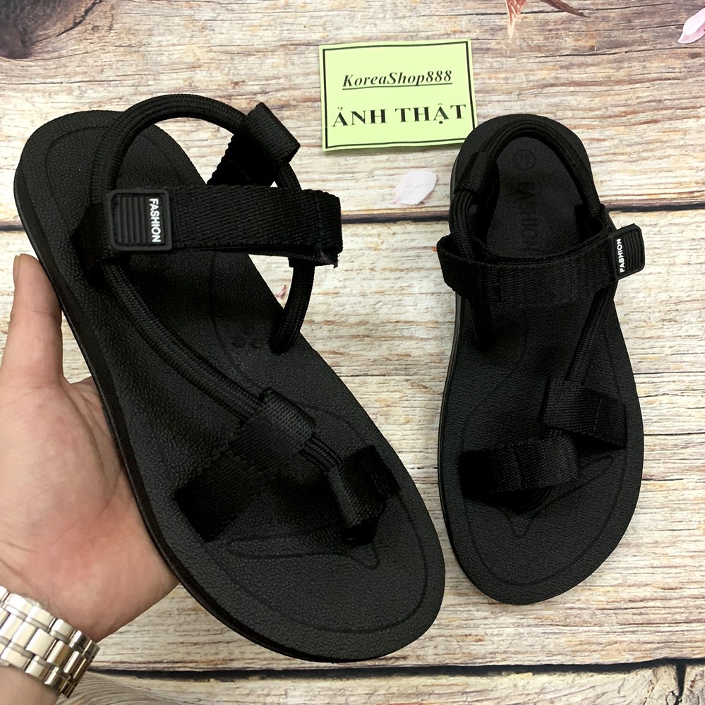 Giày Sandal Nam/Nữ Đế Bệt Mã H50 Ảnh Thật