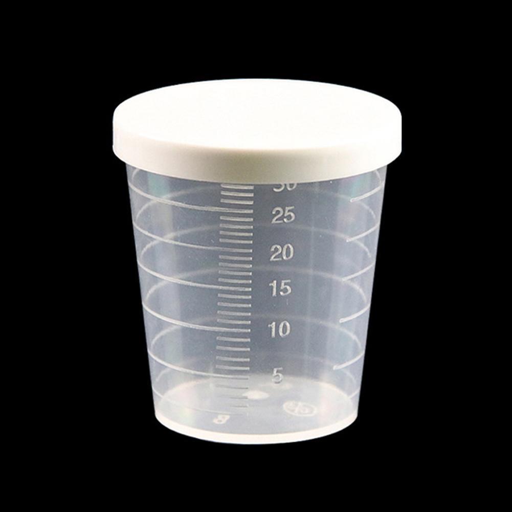 Cốc Đo Lường Màu Trắng Trong Suốt E2Q7 A8T8 B3L6