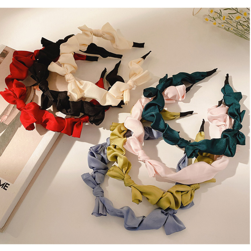 Cài tóc thắt nơ phong cách công chúa xinh xắn dành cho nữ