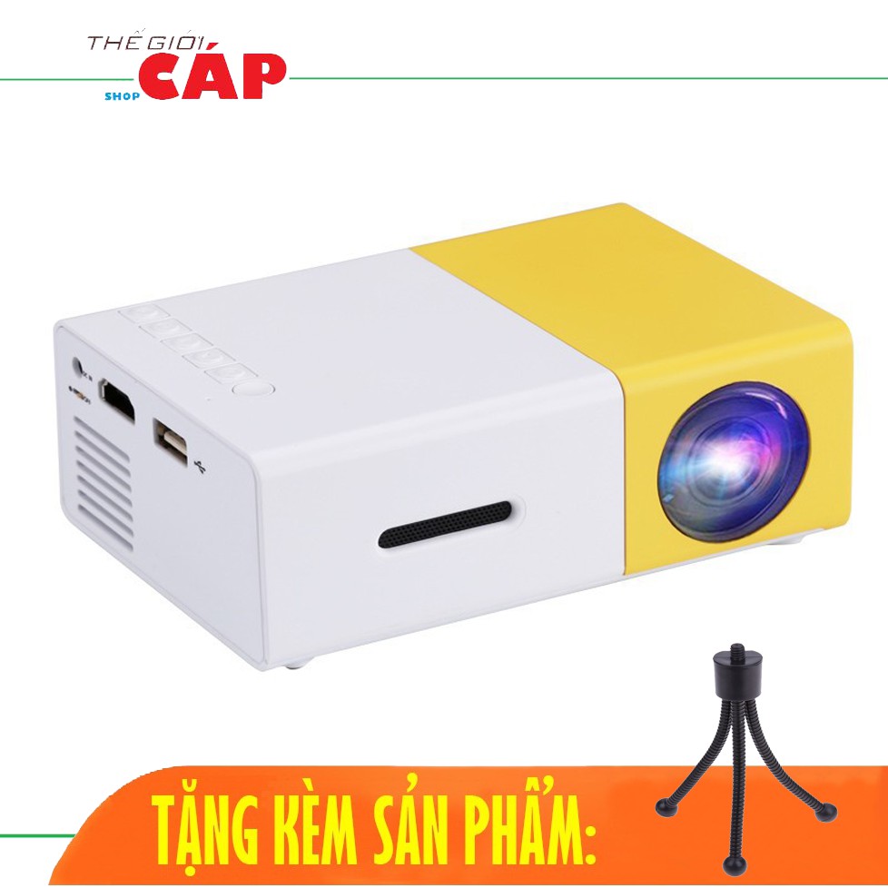 Máy chiếu mini LCD LED Projector YG-300 Tặng Kèm Chân Đế Tiện Lợi