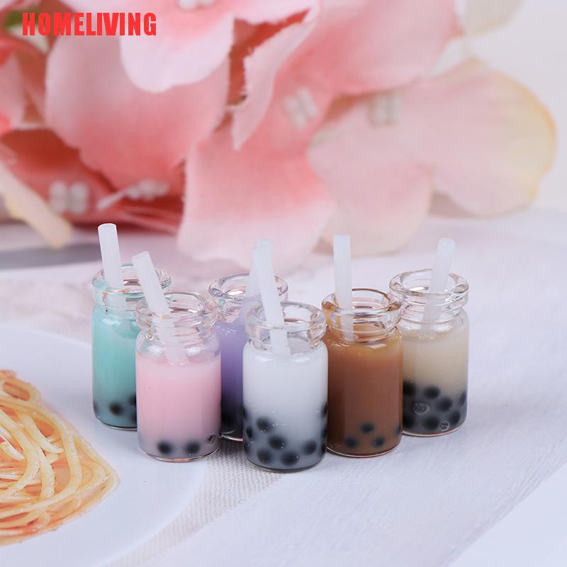 [HOMELIVING] Set 3 Ly Trà Sữa mini 1: 12 Trang Trí Nhà Búp Bê Thu Nhỏ