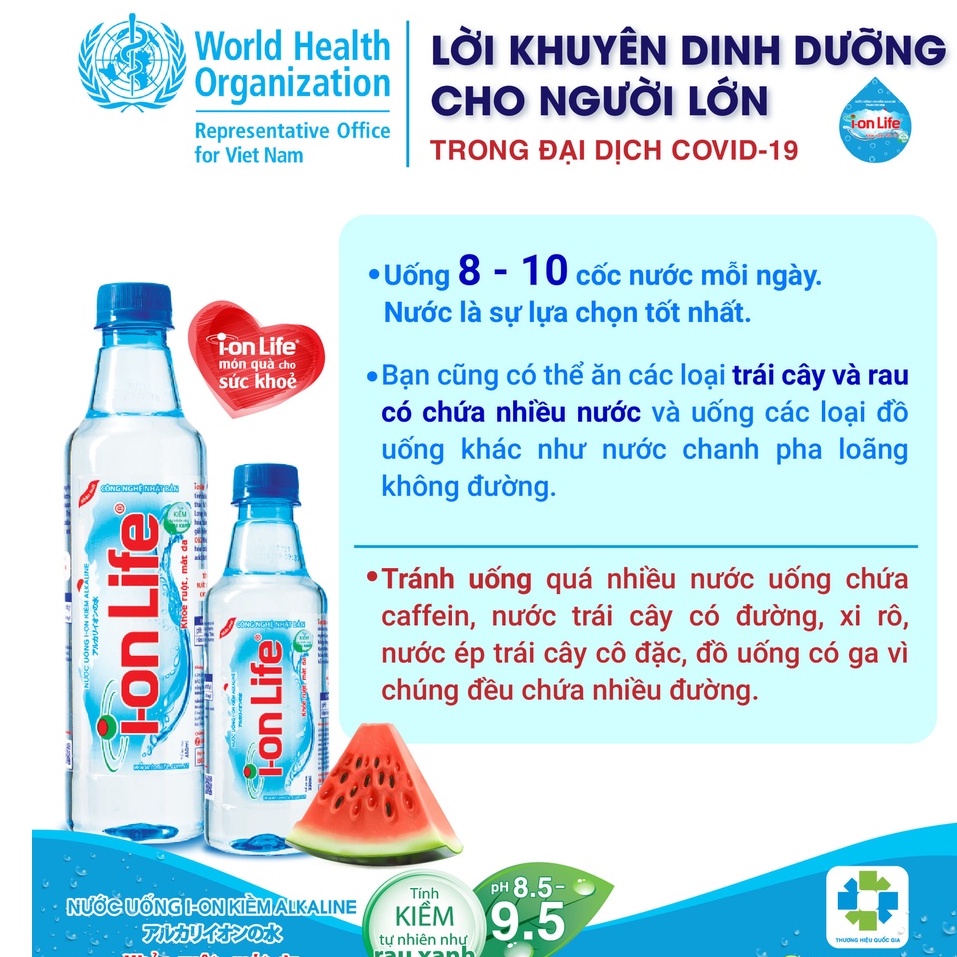 Thùng 12 Chai Nước khoáng I-on Life 1.25L/Chai - Nước uống ion kiềm cao cấp