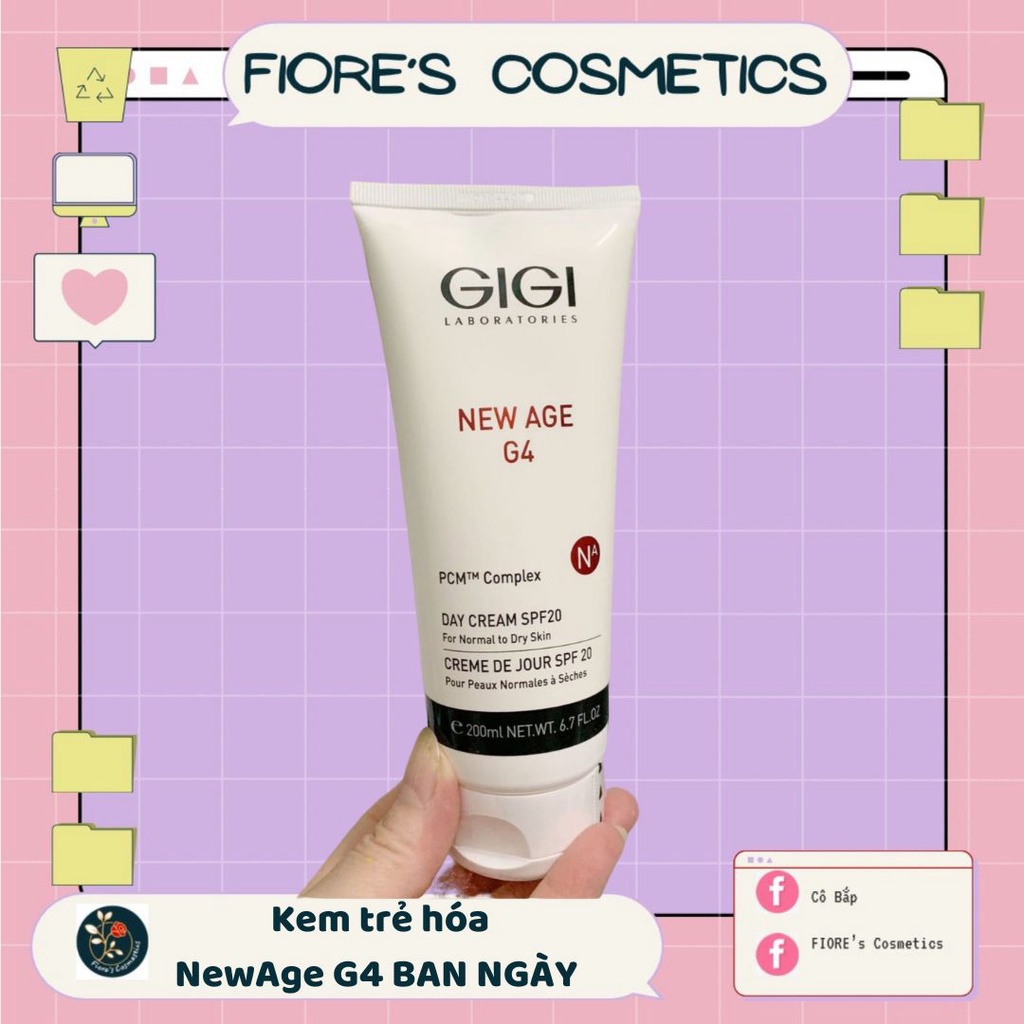 Kem trẻ hóa da ban ngày Gigi New Age G4 Day Cream