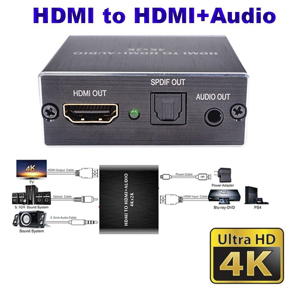 Bộ Chia Âm Thanh HDMI HD Optical Stereo 3.5mm Sang HDMI + Audio