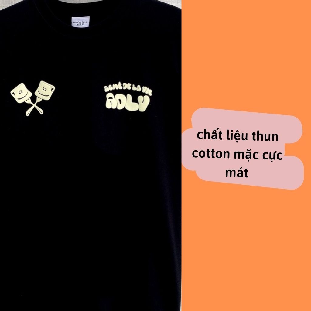 Áo thun tay lỡ ADLV cao cấp, áo phông nam nữ T shirt unisex, Dricco official Q2 | BigBuy360 - bigbuy360.vn