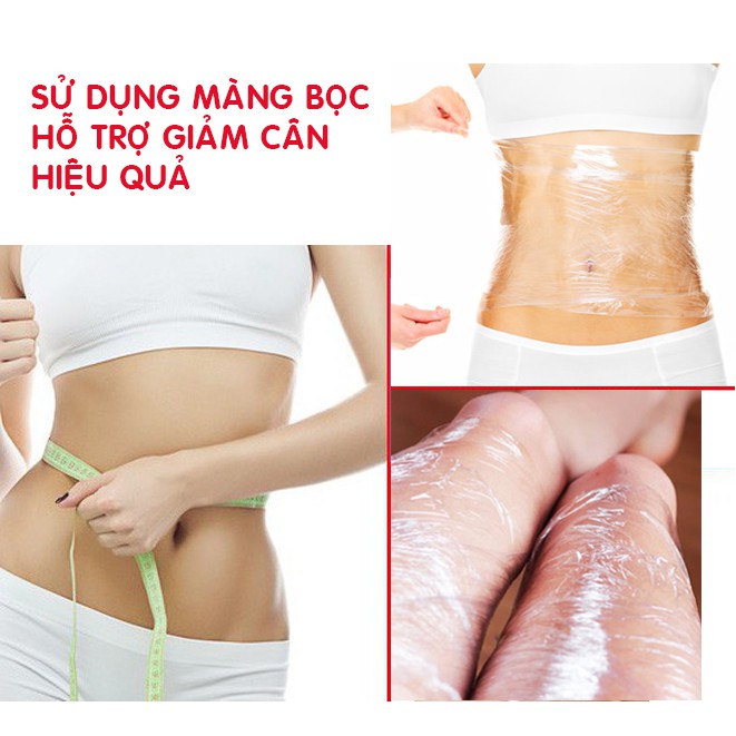 Màng bọc thực phẩm PE PVC AN LÀNH kích thước 30cm x 200m dùng được trong lò vi sóng