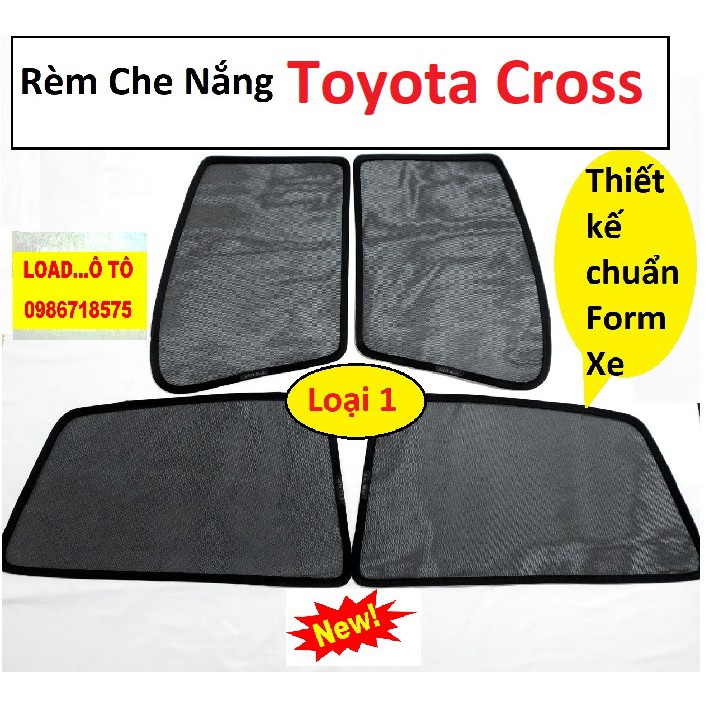 Rèm Che Nắng Toyota Cross 2022-2020 Load Ô Tô Nam Châm Hít