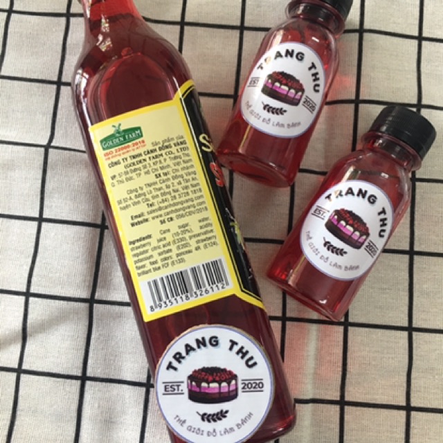 SIRO / SYRUP GOLDEN FARM VỊ MOJITO 520ml