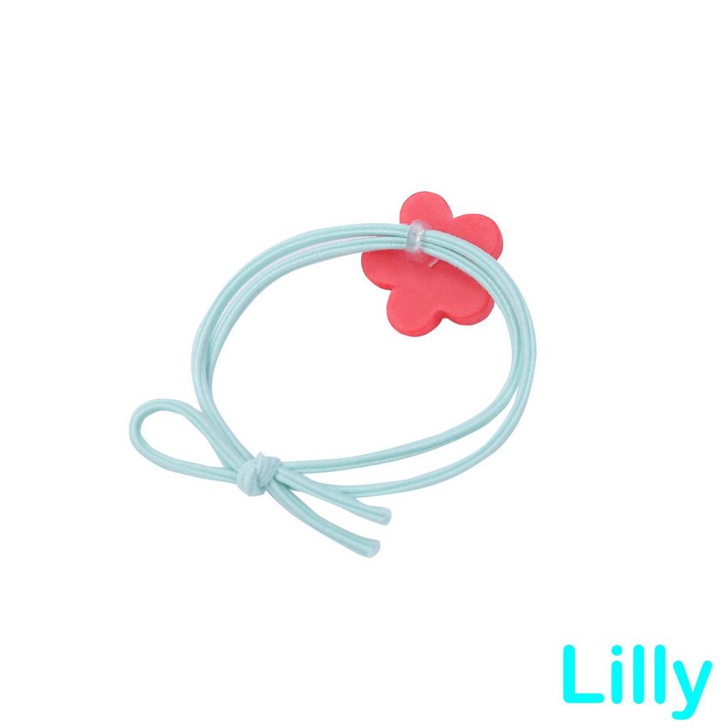Dây buộc tóc đuôi ngựa hình hoa dễ thương cho nữ