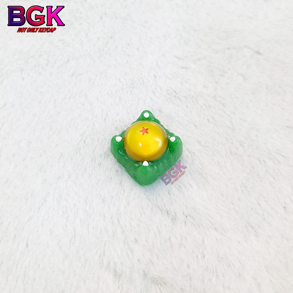 Nút bàn phím keycap Artisan Hình Viên Ngọc Rồng Bằng Cast Resin Đổ Từng Lớp Xuyên LED