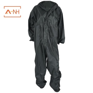 Áo mưa liền thân màu đen cho nam và nữ