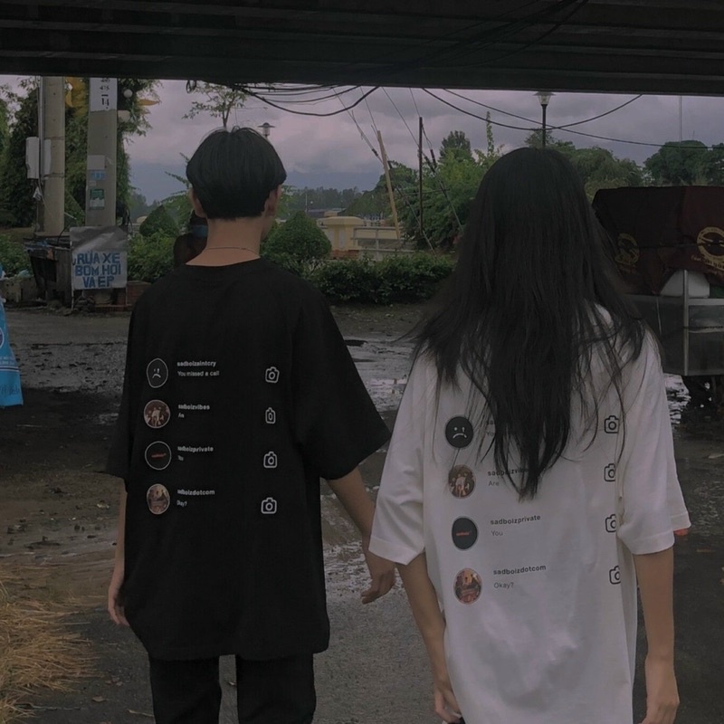Áo thun SADBOIZ SADTAGRAM Full Tag Vải Hãng Chất Cotton Dày Dặn Tay Lỡ Form Rộng sad boy