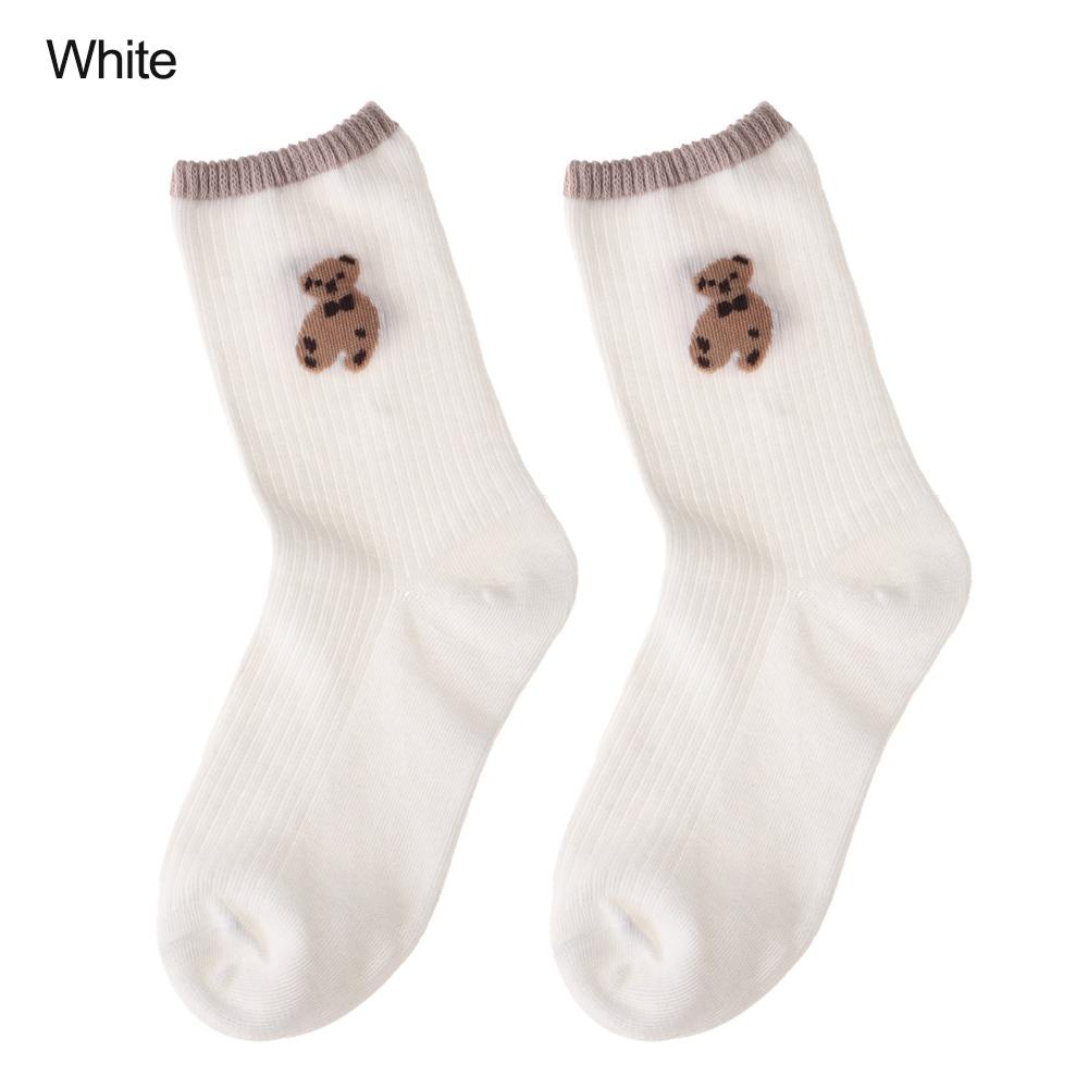 Vớ Cotton Thấm Hút Mồ Hôi Thêu Họa Tiết Hoạt Hình Dễ Thương Thời Trang Cho Bé Gái 1