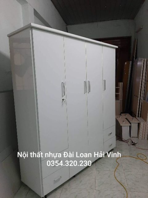 Tủ nhựa Đài Loan 4 buồng