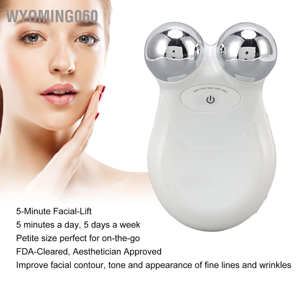 [Hàng Sẵn] Máy Điện Di Đẩy Tinh Chất Massage Nâng Cơ Mặt, Máy Tẩy Trang Máy Nâng Cơ Mini Chăm Sóc Da Mặt【Wyoming060】