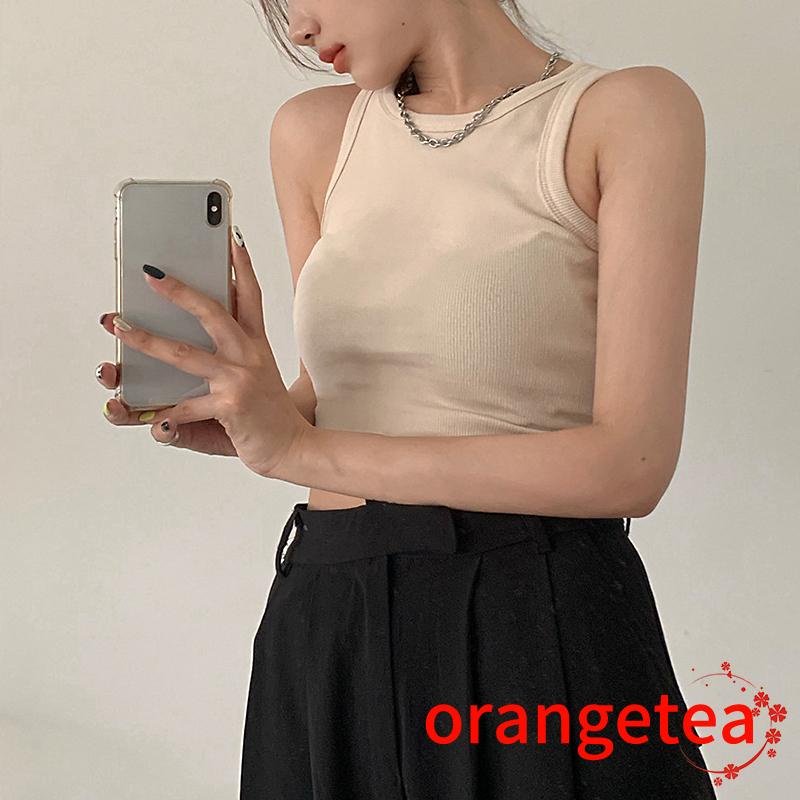 Áo lửng không tay màu sắc thời trang cho nữ
