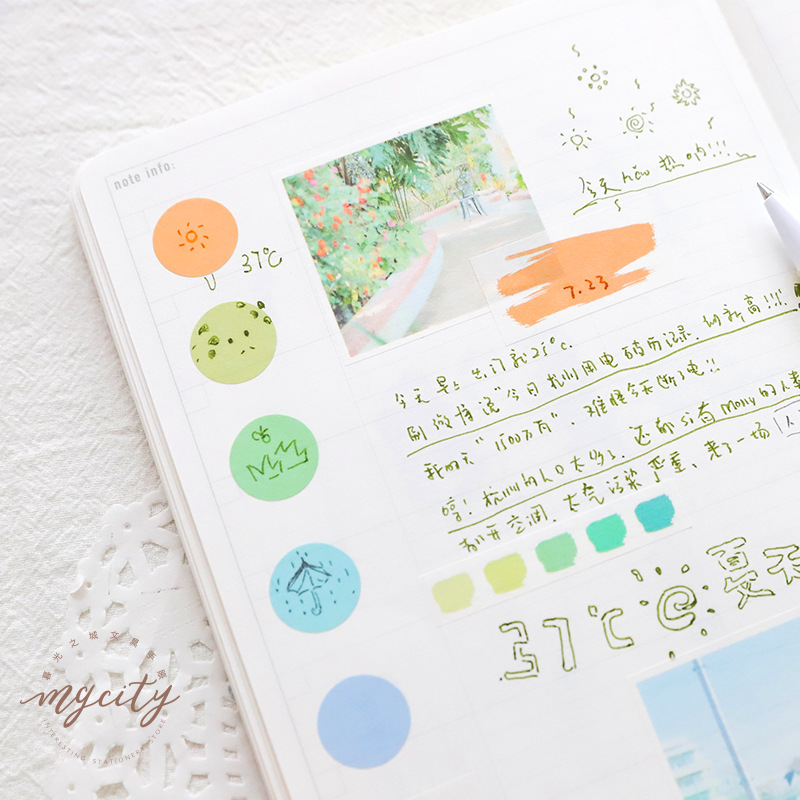 Miếng Dán Trang Trí Diy Phong Cách Hàn Quốc