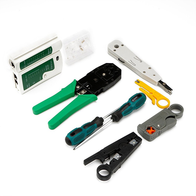Bộ Dụng Cụ Sửa Chữa Dây Cáp Mạng Rj45 Rj11 Cat6