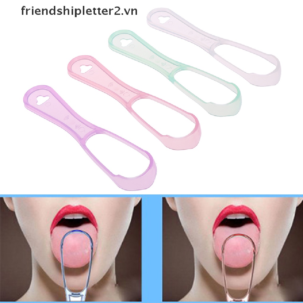 #Nóng Trong Kho# Dụng Cụ Cạo Lưỡi Bằng Nhựa Cấp Thực Phẩm Chăm Sóc Răng Miệng Cho Người Lớn