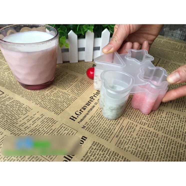KHUÔN ÉP CƠM 4IN1 TAM GIÁC, HOA, SAO, TIM - Cao cấp