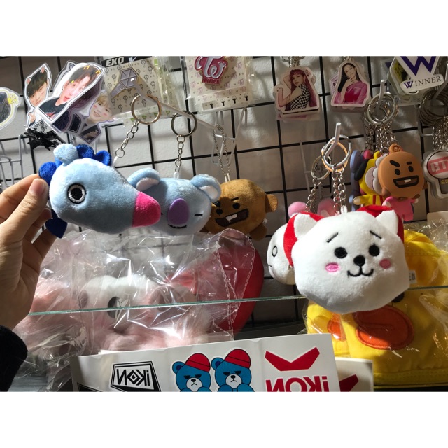 Móc bông bt21 face