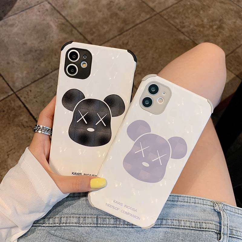 Ốp điện thoại Silicon TPU da chống sốc hình gấu XX độc đáo cho Iphone11 12 13 Pro Max 6 6s 7 8 Plus X Xs Xr Xsmax | BigBuy360 - bigbuy360.vn