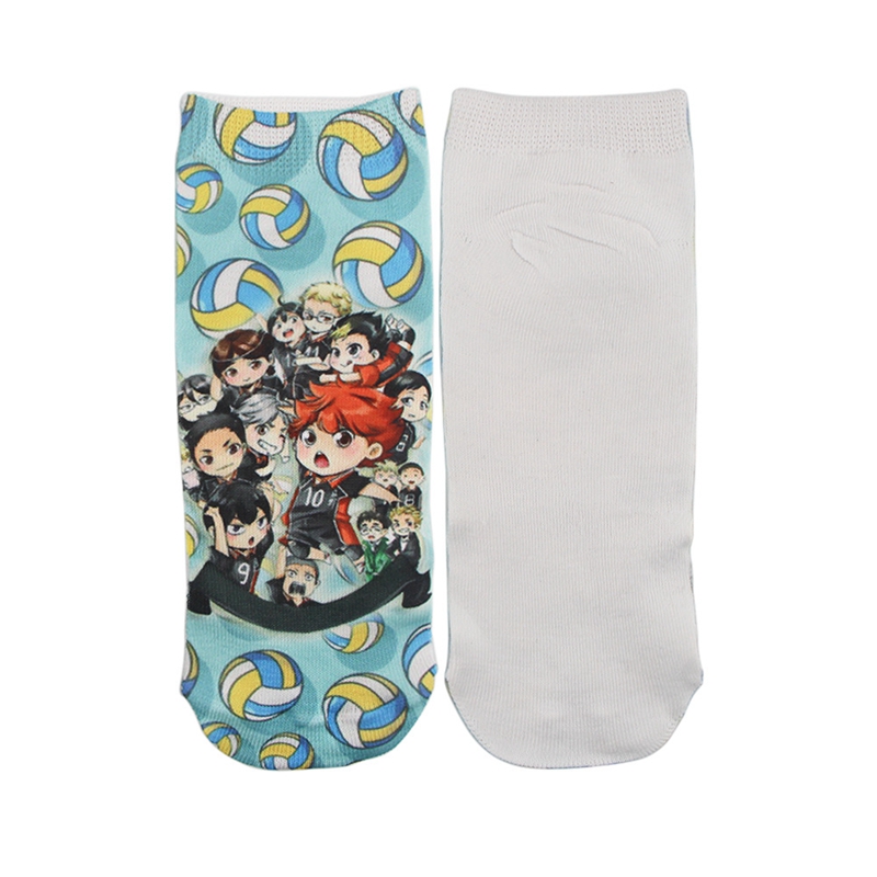 Cyd haikyuu! Vớ Miệng Nông In Hình anime Nhật Bản Cá Tính Bốn Mùa Cho unisex