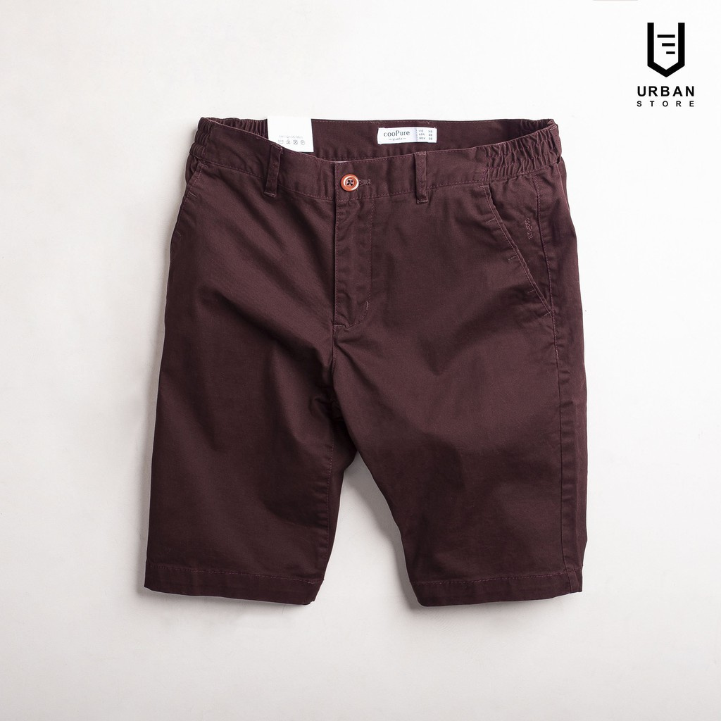 Quần Short Nam cooPure, sooc kaki chất vải Extra 3% Spandex Slimfit NO.3307