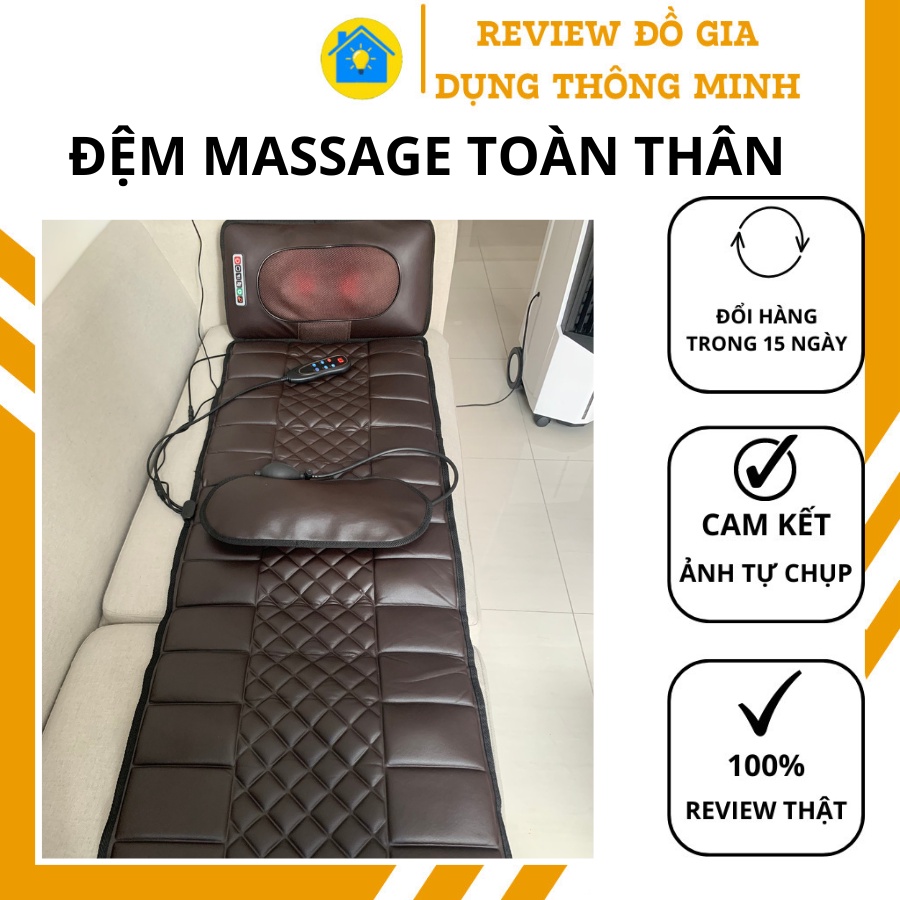Đệm massage toàn thân, nệm massage cơ thể,dụng cụ massage đa năng, xoa bóp giảm đau mỏi phục hồi sức khỏe