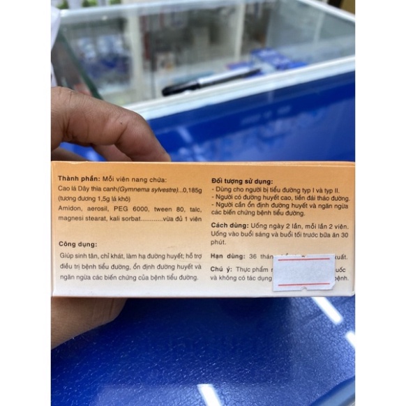 [Chính hãng] Diabetna - Hỗ trợ ổn định đường huyết cho người tiểu đường - Hộp 40 viên  Date mới