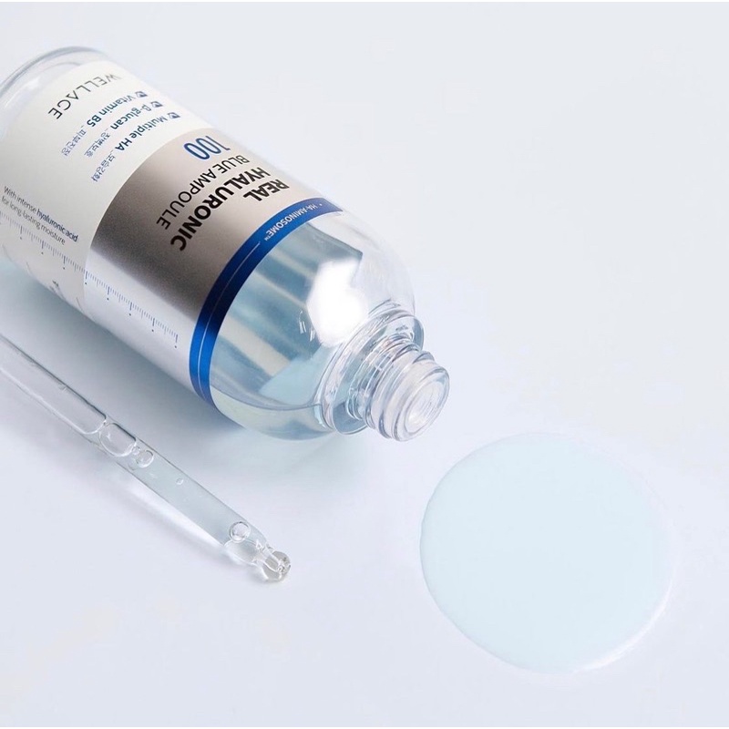 Tinh chất cấp nước WELLAGE Real Hyaluronic Blue Ampoule 100ml