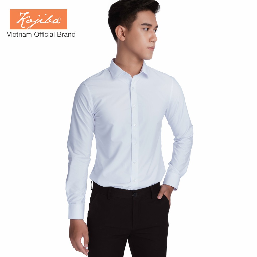 [Mã MAKJB12 hoàn 20% tối đa 50K xu đơn 150K] Áo sơ mi nam Kojiba dài tay công sở vải cotton cao cấp dáng ôm | BigBuy360 - bigbuy360.vn