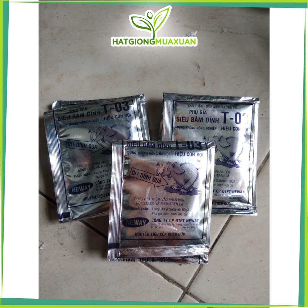 [SIEURE] Combo 3 gói phụ gia Siêu bám dính T-03 hàng đẹp, phân phối chuyên nghiệp.