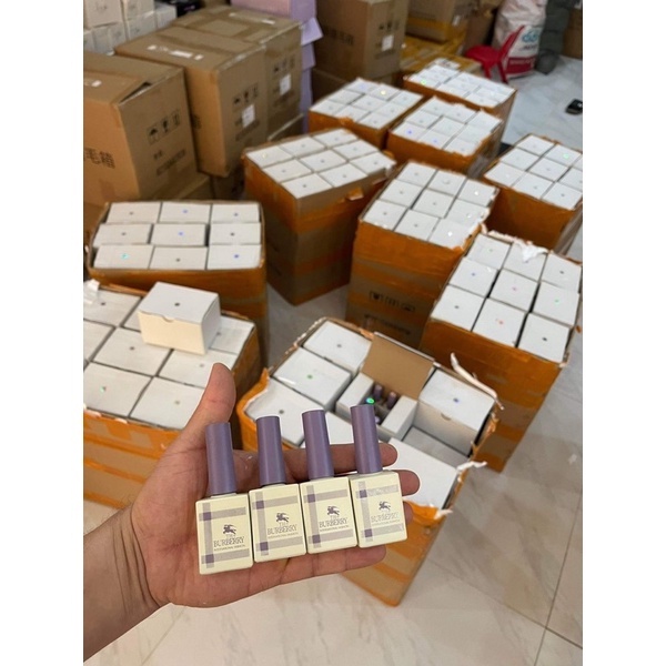 Sơn Gel Đen, Trắng, Nước Gạo, Trắng Ngà Burberry Chai 15ml