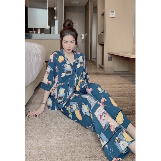 Đồ bộ Pijama - Form cánh dơi quần dài cao cấp ❤️ | BigBuy360 - bigbuy360.vn