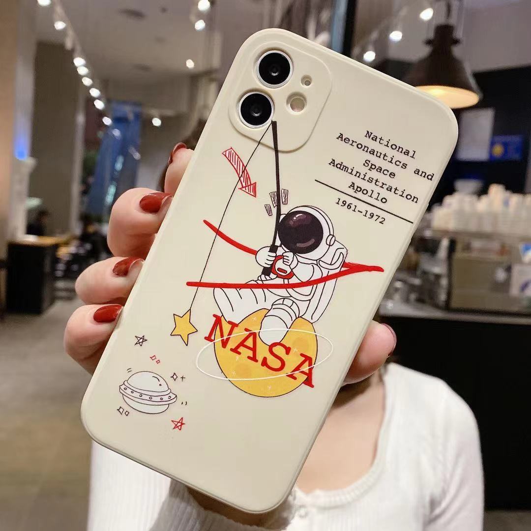 Ốp điện thoại TPU dẻo in hoạt hình phi hành gia chống sốc chống trầy cho iPhone 7 8 Plus iPhone 11 Pro XR / XS / X | BigBuy360 - bigbuy360.vn